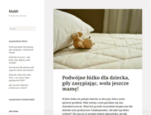 Tablet Screenshot of mami.pl