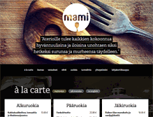 Tablet Screenshot of mami.fi